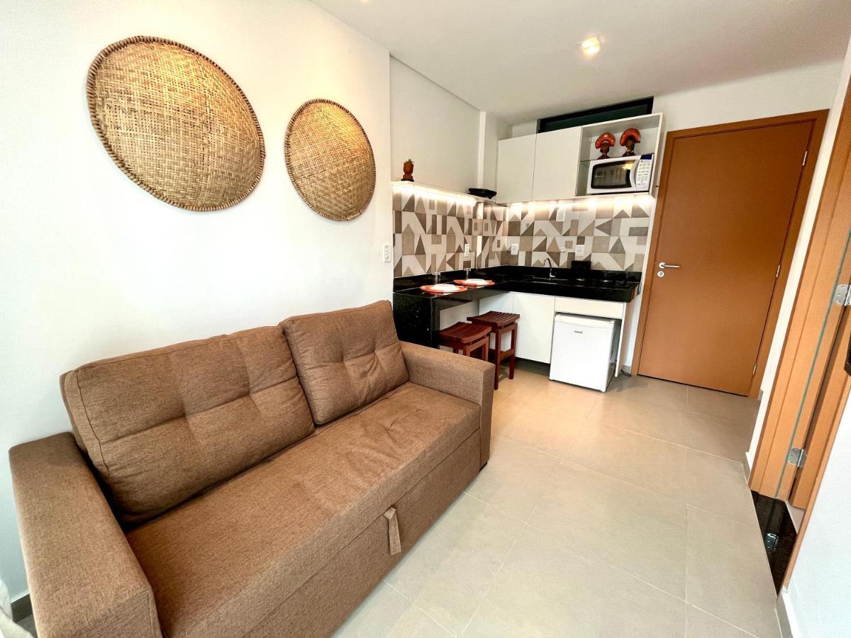 Flat Mobiliado A 15 M Da Praia إيبوجوكا المظهر الخارجي الصورة