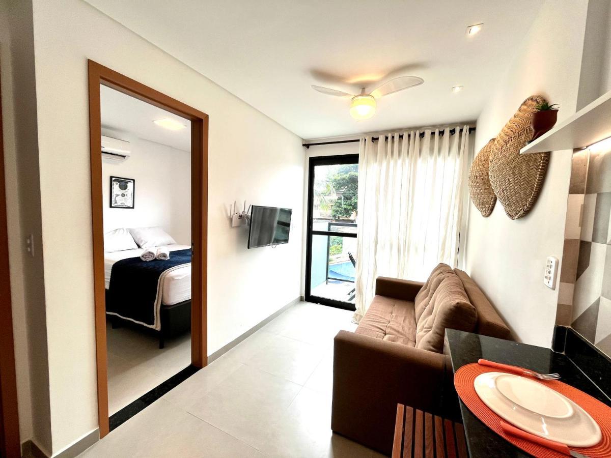 Flat Mobiliado A 15 M Da Praia إيبوجوكا المظهر الخارجي الصورة