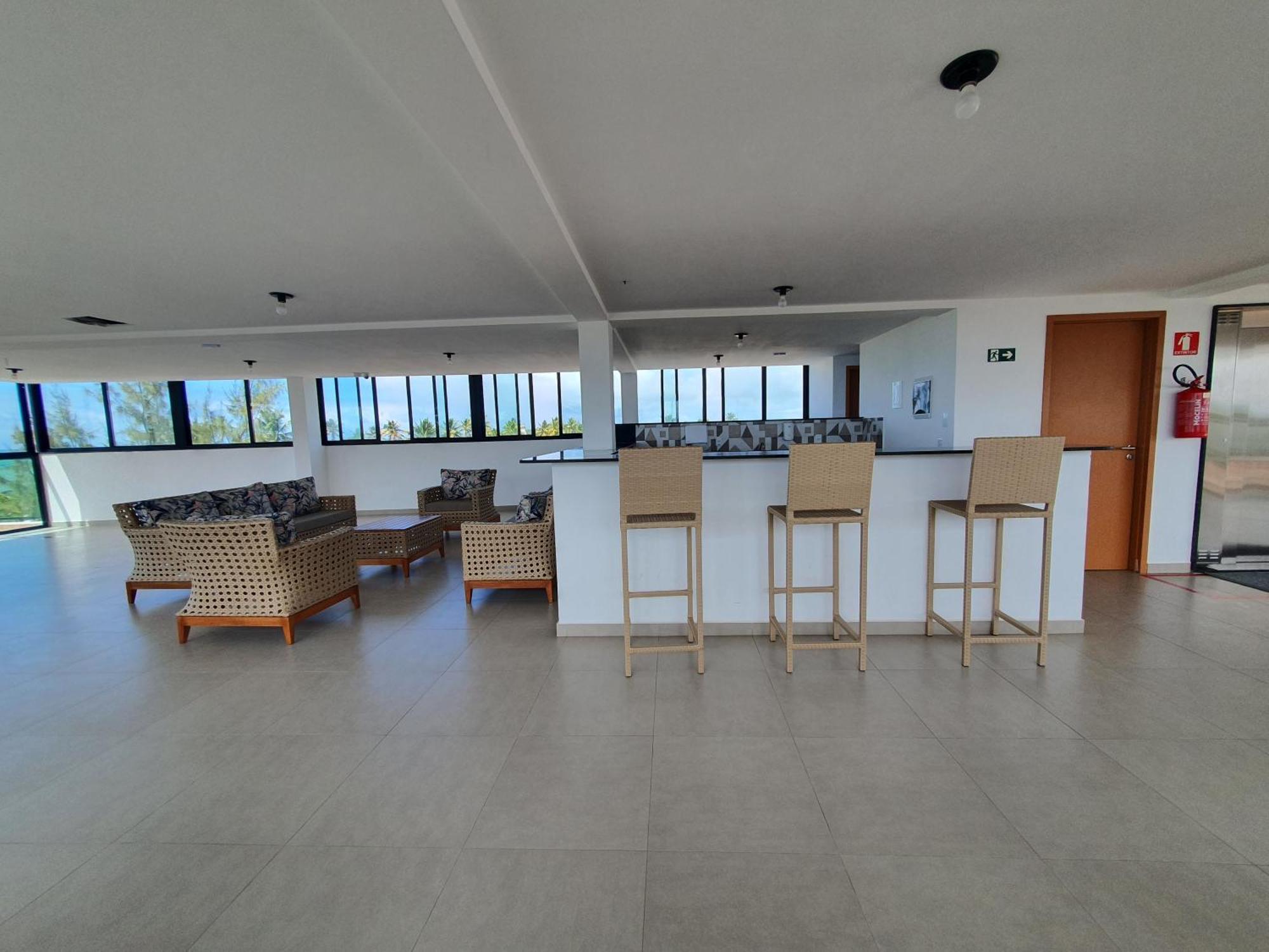 Flat Mobiliado A 15 M Da Praia إيبوجوكا المظهر الخارجي الصورة